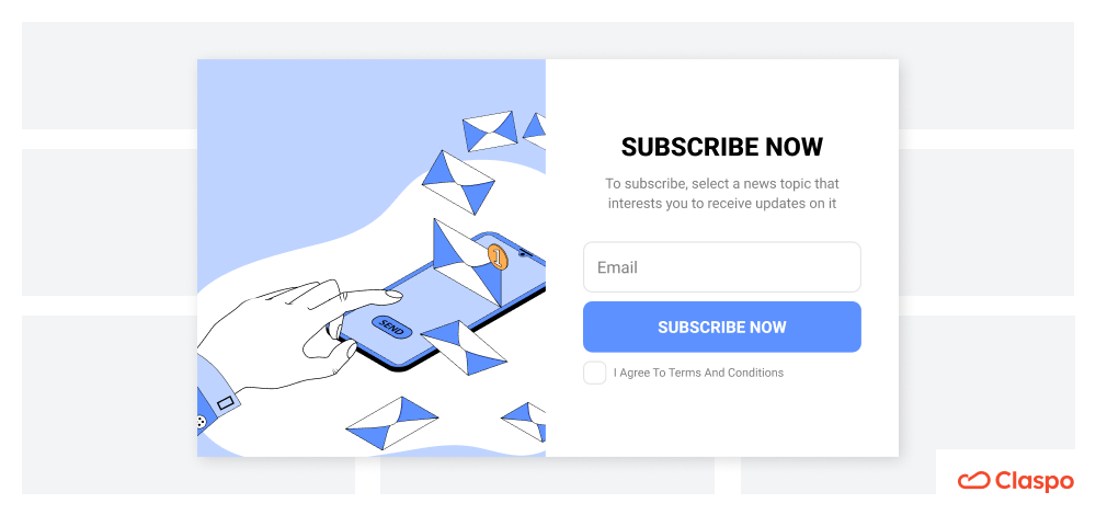 21 Amazing Newsletter Signup Examples for Your Inspiration — Claspo.io